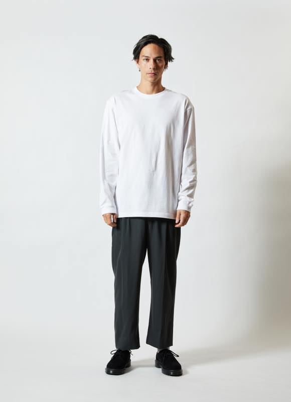 5.6オンス ロングスリーブ Tシャツ（1.6インチリブ）