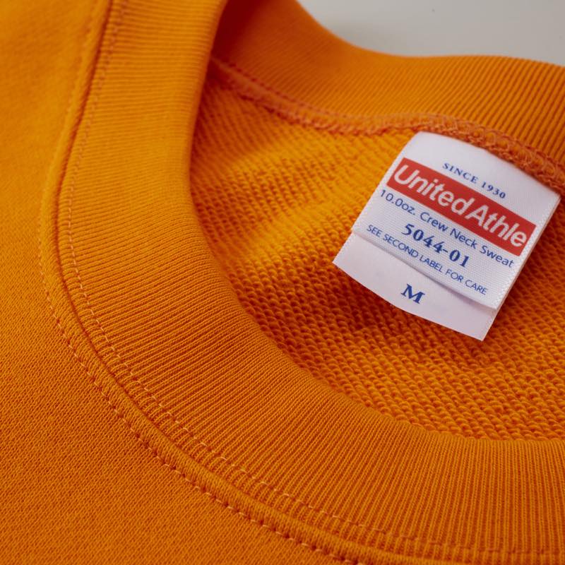 10.0オンス クルーネック スウェット（裏パイル）